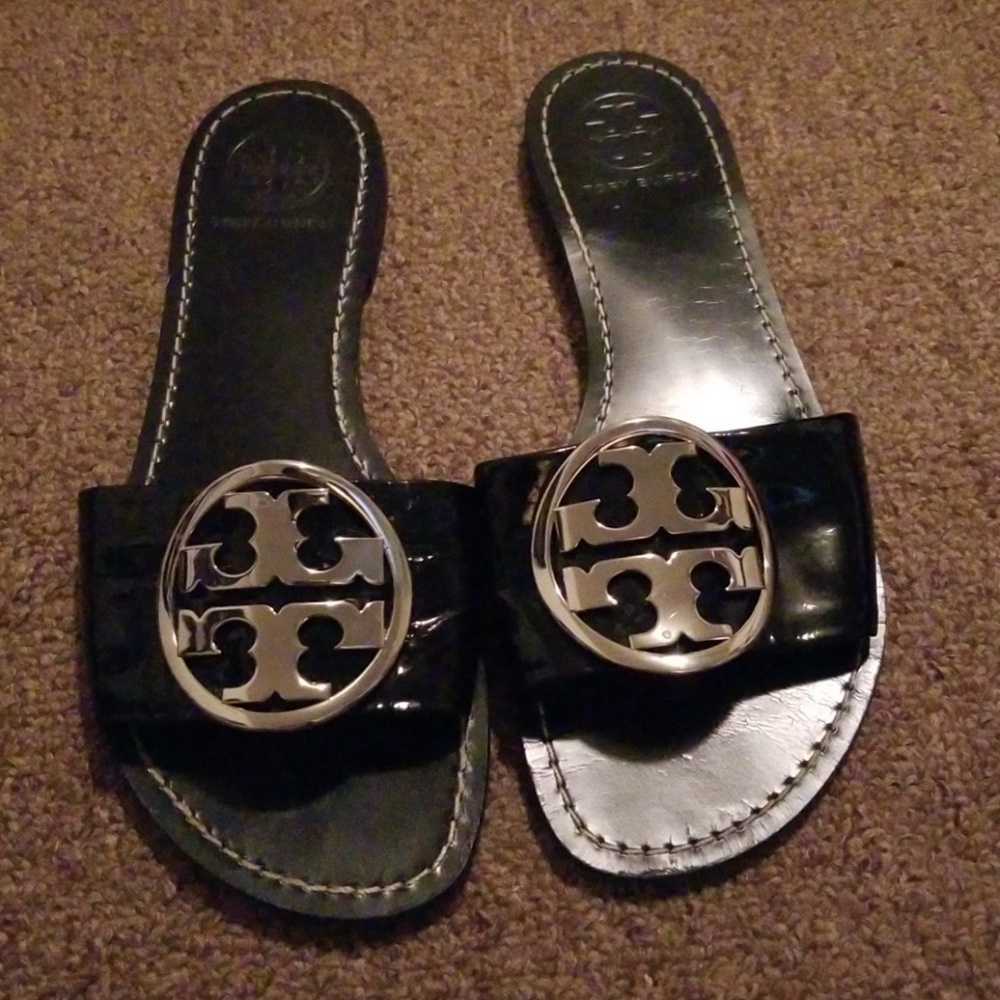Tory burch sandals slides SOLD - Picture 1 of 4
